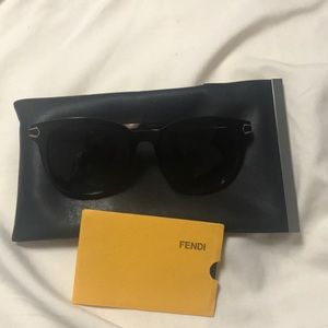 Black and gold Fendi sunglasses